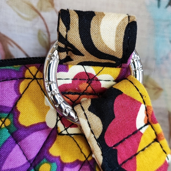 Vera Bradley SUZANI Floral Quilted Zippered Tote Crossbody Laptop Bag - Picture 7 of 13